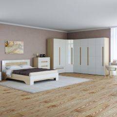 Спальный гарнитур Палермо (модульная) Эко в Кургане - kurgan.mebel24.online | фото