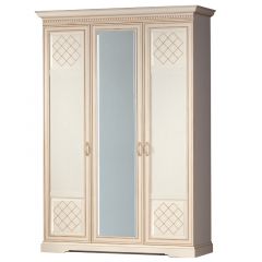Спальный гарнитур Парма (модульный) кремовый белый в Кургане - kurgan.mebel24.online | фото 3