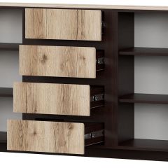 ПРАГА Спальный гарнитур Серия 3 (Дуб Делано/Дуб Венге) в Кургане - kurgan.mebel24.online | фото 10