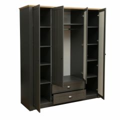 Спальный гарнитур Прованс (модульный) Диамант серый в Кургане - kurgan.mebel24.online | фото 3