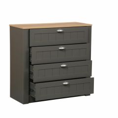 Спальный гарнитур Прованс (модульный) Диамант серый в Кургане - kurgan.mebel24.online | фото 8