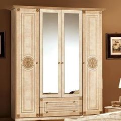 Спальный гарнитур Рома (модульный) беж в Кургане - kurgan.mebel24.online | фото 4