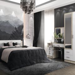 СОФИ Спальный гарнитур (модульный) в Кургане - kurgan.mebel24.online | фото