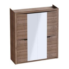 Спальный гарнитур  Соренто (Дуб стирлинг) в Кургане - kurgan.mebel24.online | фото 5
