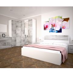 Спальный гарнитур Сорренто EVO (модульный) в Кургане - kurgan.mebel24.online | фото 3