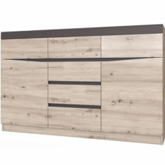 ТИАНА Спальный гарнитур (модульный) Дуб Бонифаций в Кургане - kurgan.mebel24.online | фото 4