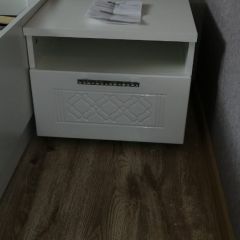 Спальный гарнитур Тиффани (БЕЛЫЙ ТЕКСТУРНЫЙ/БЕЛЫЙ) в Кургане - kurgan.mebel24.online | фото 4