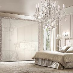 Спальный гарнитур Тиффани Premium слоновая кость/серебро в Кургане - kurgan.mebel24.online | фото