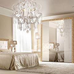 Спальный  гарнитур Тиффани Premium слоновая кость/золото в Кургане - kurgan.mebel24.online | фото 2