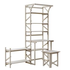 Стеллаж+стол со стойкой Конструктор Арт.СRСт2-1 в Кургане - kurgan.mebel24.online | фото 3