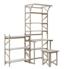 Стеллаж+стол со стойкой Конструктор Арт.СRСт2-1 в Кургане - kurgan.mebel24.online | фото 5