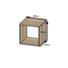 Стеллаж Ярофф №1, односекционный в Кургане - kurgan.mebel24.online | фото 2