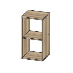 Стеллаж Ярофф №2, двухсекционный в Кургане - kurgan.mebel24.online | фото 2