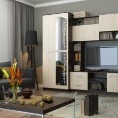 Стенка Марта 11 (Венге/Беленый дуб) в Кургане - kurgan.mebel24.online | фото 2
