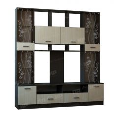 Стенка Сабина (модульная) венге/дуб белфорт в Кургане - kurgan.mebel24.online | фото 4