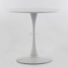 Стол Barneo T-3 Tulip style (RAL9003 белый, D80) в Кургане - kurgan.mebel24.online | фото 2