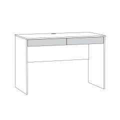 Стол компьютерный 12.69 Бостон в Кургане - kurgan.mebel24.online | фото 2