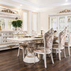 Стол раскладной Алсу (белый глянец) в Кургане - kurgan.mebel24.online | фото 4