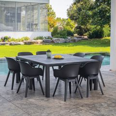 Стол раскладной Джули (Julie Double table 2 configurations) Графит в Кургане - kurgan.mebel24.online | фото 7