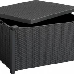 Стол-сундук Арика (Arica storage table) графит в Кургане - kurgan.mebel24.online | фото 2