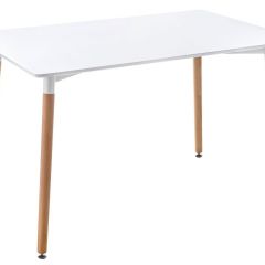 Стол деревянный Table 110 white / wood в Кургане - kurgan.mebel24.online | фото