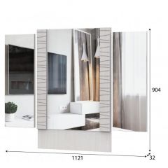ГАММА 20 Стол туалетный + Зеркало (Серия №4) в Кургане - kurgan.mebel24.online | фото 3