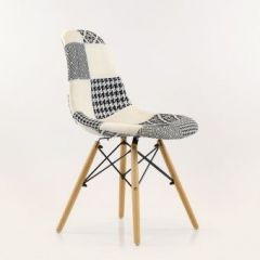 Стул Barneo N-12 Patchwork черно-белый в Кургане - kurgan.mebel24.online | фото 2