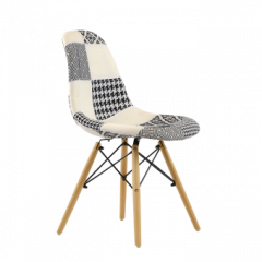 Стул Barneo N-12 Patchwork черно-белый в Кургане - kurgan.mebel24.online | фото