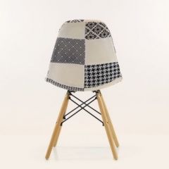 Стул Barneo N-12 Patchwork черно-белый в Кургане - kurgan.mebel24.online | фото 3