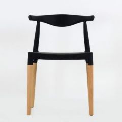Стул Barneo N-219 Elbow интерьерный кухонный черный в Кургане - kurgan.mebel24.online | фото 2
