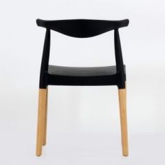 Стул Barneo N-219 Elbow интерьерный кухонный черный в Кургане - kurgan.mebel24.online | фото 3