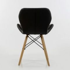 Стул Barneo N-42 Perfecto PU черный в Кургане - kurgan.mebel24.online | фото 3