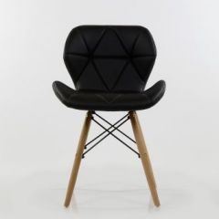 Стул Barneo N-42 Perfecto PU черный в Кургане - kurgan.mebel24.online | фото 4