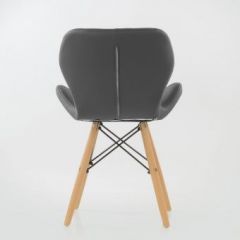 Стул Barneo N-42 Perfecto PU серый в Кургане - kurgan.mebel24.online | фото 3