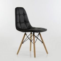 Стул Barneo N-43 Pulsante PU черный в Кургане - kurgan.mebel24.online | фото 2