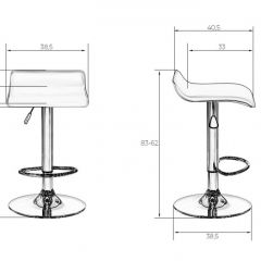 Стул барный DOBRIN TOMMY LM-3013 (черный) в Кургане - kurgan.mebel24.online | фото