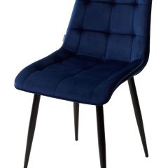 Стул CHIC BLUVEL-86 NAVY BLUE / черный каркас М-City в Кургане - kurgan.mebel24.online | фото
