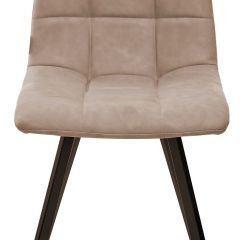 Стул CHILLI SQUARE RU-09 серо-бежевый винтаж, PU / черный каркас М-City в Кургане - kurgan.mebel24.online | фото 2