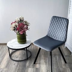 Стул DAIQUIRI BLUVEL-06 BLUE, велюр М-City в Кургане - kurgan.mebel24.online | фото 3