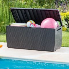 Сундук CAPRI STORAGE BOX 305 L антрацит в Кургане - kurgan.mebel24.online | фото