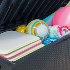Сундук CAPRI STORAGE BOX 305 L антрацит в Кургане - kurgan.mebel24.online | фото 2