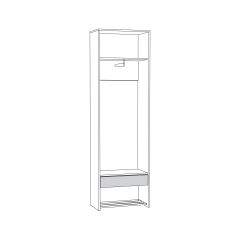 Трувор Шкаф для одежды 13.328.02 в Кургане - kurgan.mebel24.online | фото 2