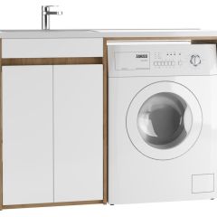 Тумба под умывальник "Magenta 120" лев/прав без ящика Домино (DD4213T) в Кургане - kurgan.mebel24.online | фото 5