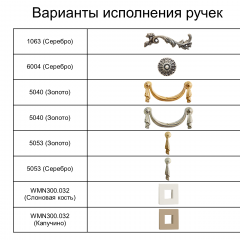 Тумба прикроватная Тиффани Premium слоновая кость/золото (ТФТП-1(П) в Кургане - kurgan.mebel24.online | фото 2