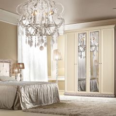 Тумба прикроватная Тиффани штрих-лак/серебро (ТФТП-1) в Кургане - kurgan.mebel24.online | фото 2