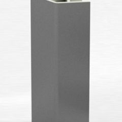 Угловое соединение для цоколя 135 гр. h100 мм (Алюминий, Белый, Черный, Сонома) в Кургане - kurgan.mebel24.online | фото