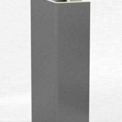 Угловое соединение для цоколя 135 гр. h150 мм (Алюминий, Белый, Черный, Сономаый) в Кургане - kurgan.mebel24.online | фото 1