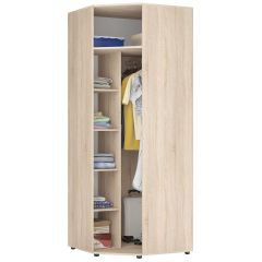 Угловой шкаф с зеркалом "Алиса (H6_M)" ручка скоба в Кургане - kurgan.mebel24.online | фото 3