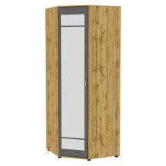 Угловой шкаф с зеркалом "Алиса (H6_M)" ручка скоба в Кургане - kurgan.mebel24.online | фото 19