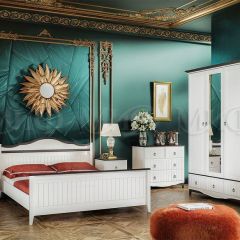 ВОЯЖ Спальный гарнитур (МДФ) модульный в Кургане - kurgan.mebel24.online | фото